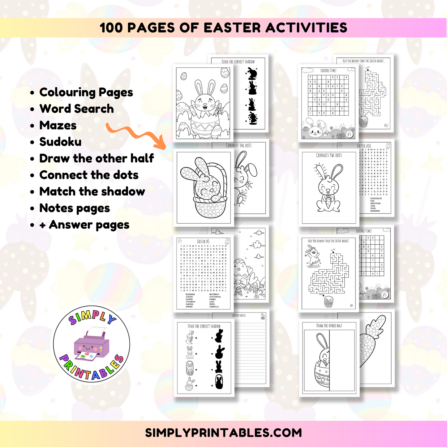 Easter Activity Book - Mega Pack