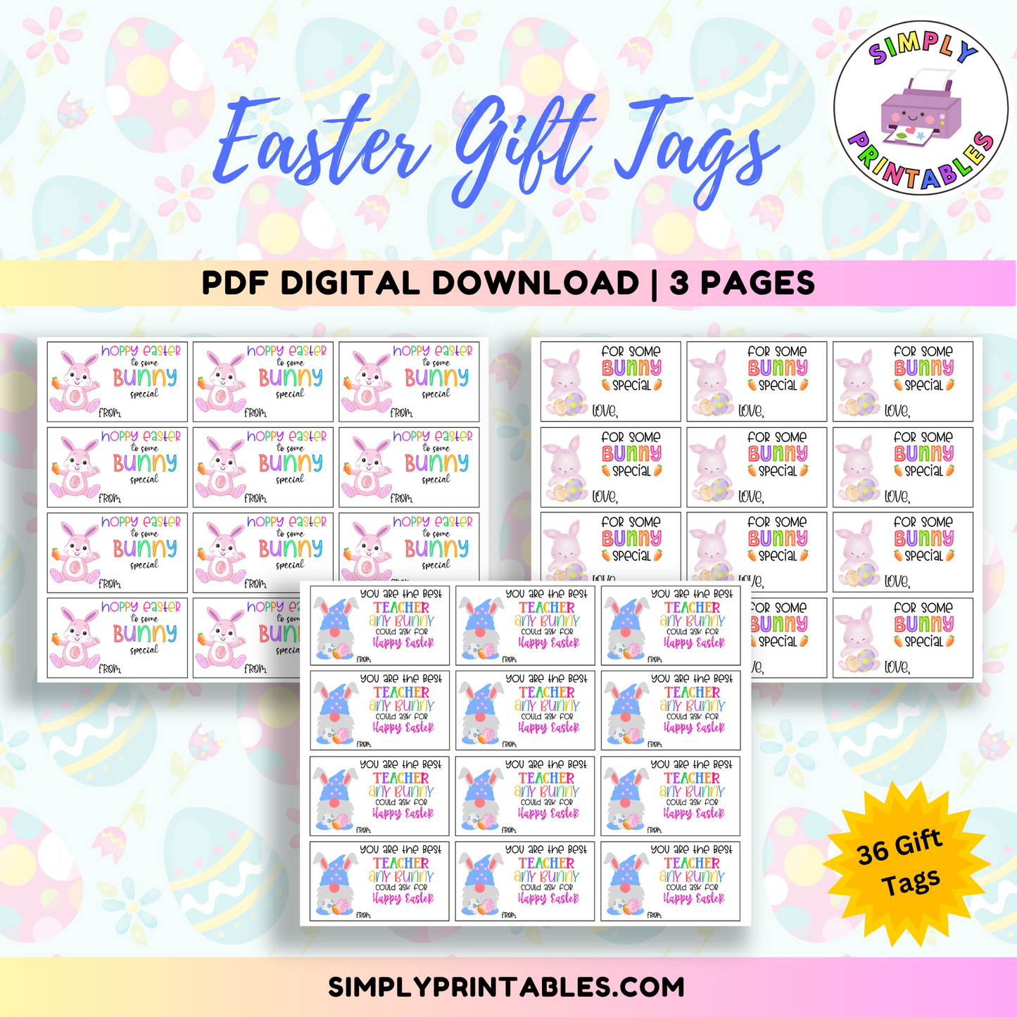 Easter Gift Tags