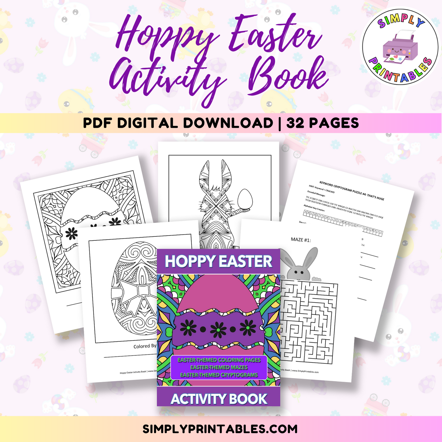 Hoppy Easter Activity Book