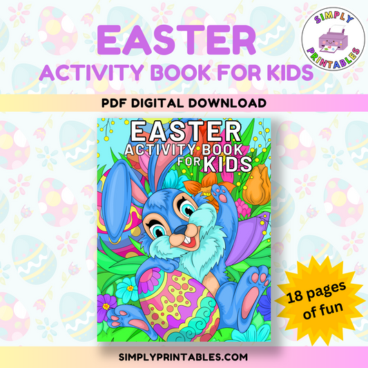 EASTER ACTIVITY BOOK FOR KIDS